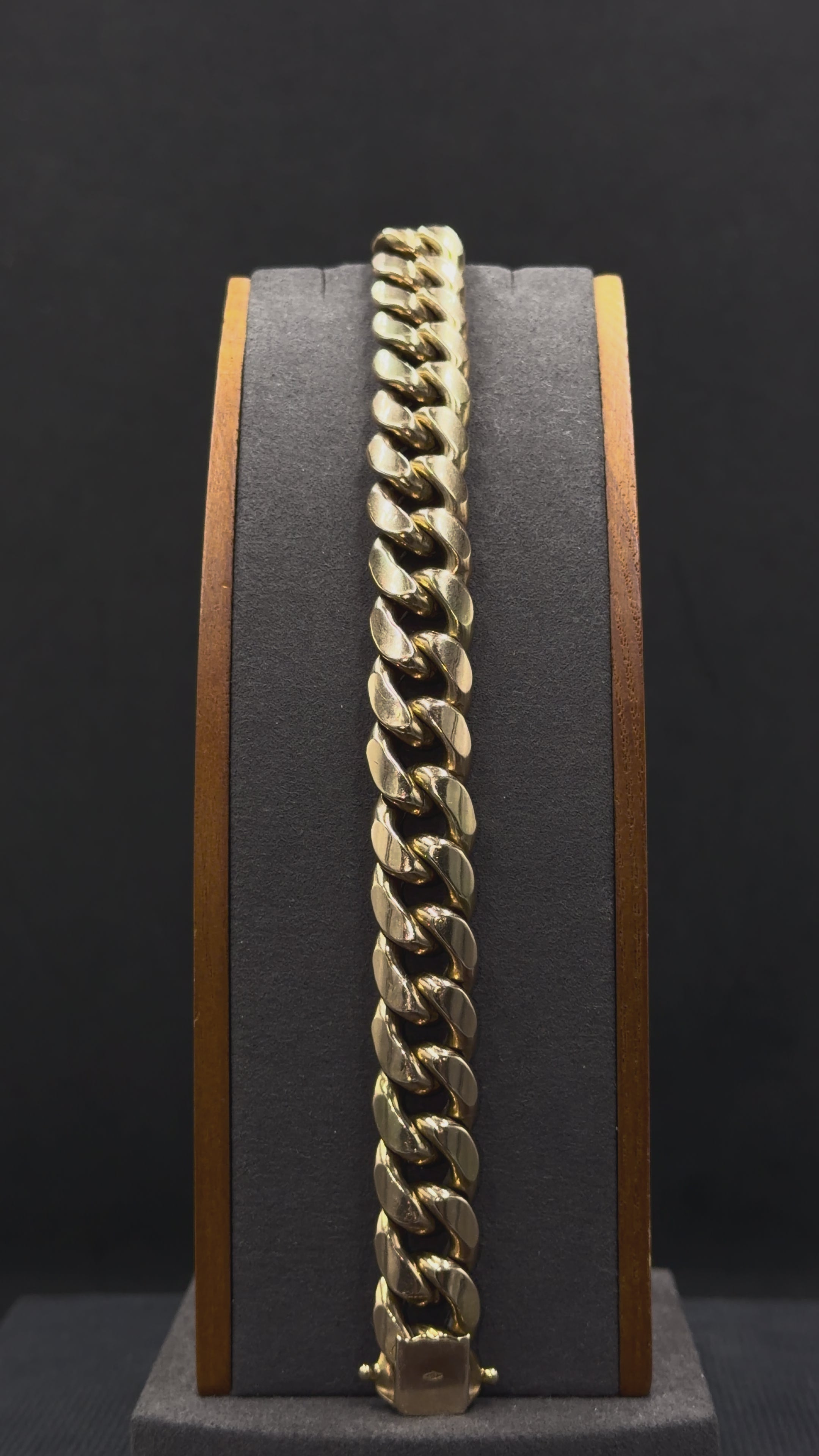 10K Hollow Cuban Bracelet – 37.6g, 13mm | DD Pawn Loans – DD Pawn