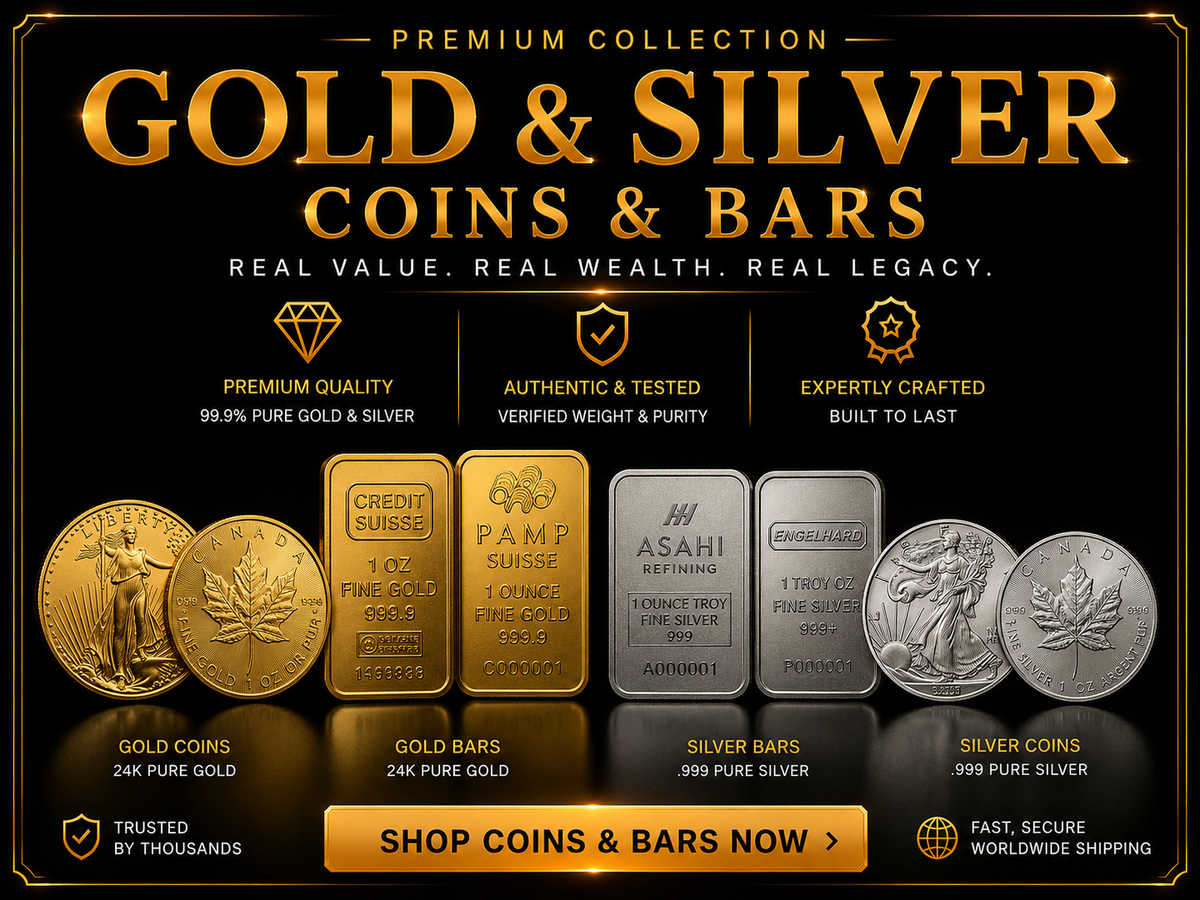 Buy .999 fine silver coins and silver bars online from DD Pawn Loans. Authentic silver bullion for investors, collectors, and precious metals enthusiasts with secure nationwide shipping.
