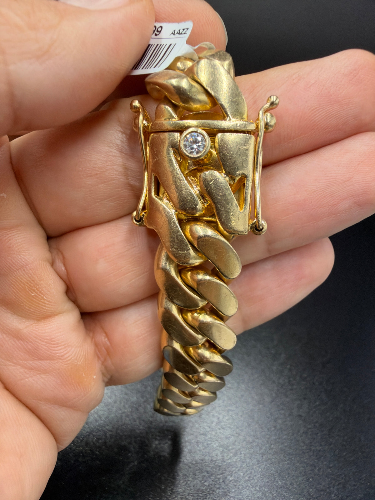 14K Gold Cuban Link Bracelet for Sale | Pre-owned