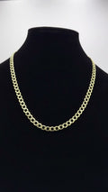 10K Gold Figaro Link Chain 22 Inch 9.9 Grams 6.25mm