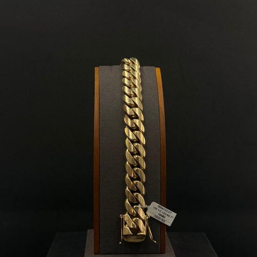134g Miami Cuban Bracelet – 10K Gold | DD Pawn Loans