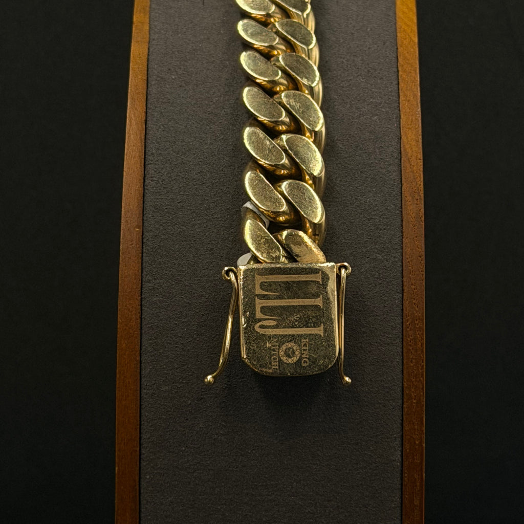 134g Miami Cuban Bracelet – 10K Gold | DD Pawn Loans