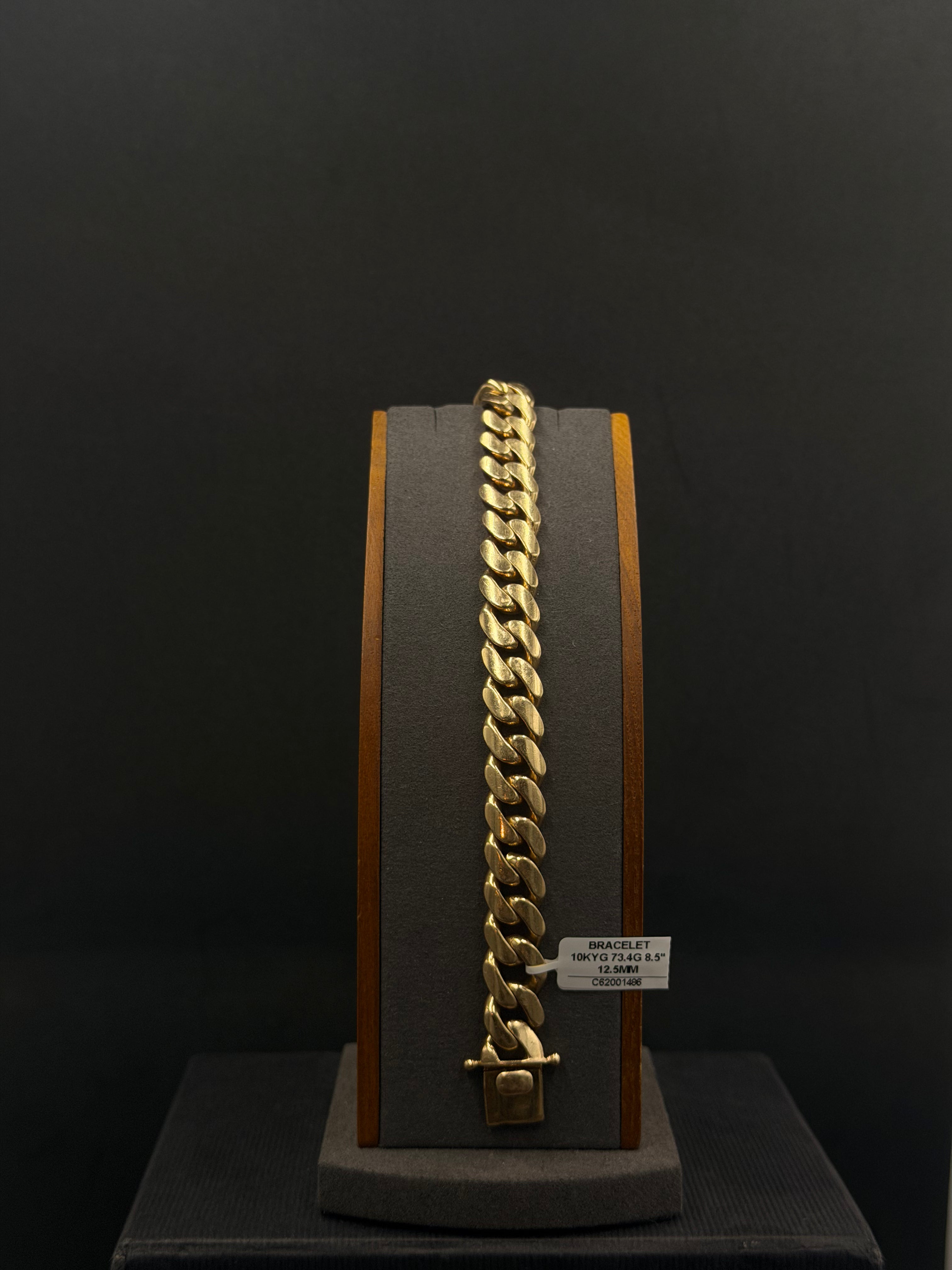 73g Miami Cuban Bracelet – 10K Gold 12.5mm | DD Pawn Loans