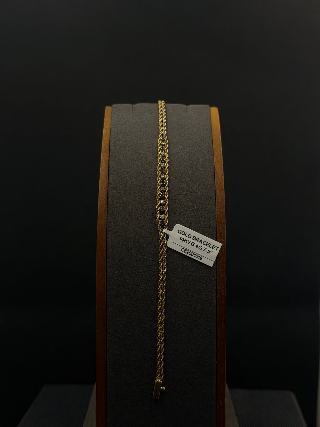 14K Gold Rope Bracelet – 4g, 7.5” | DD Pawn Loans