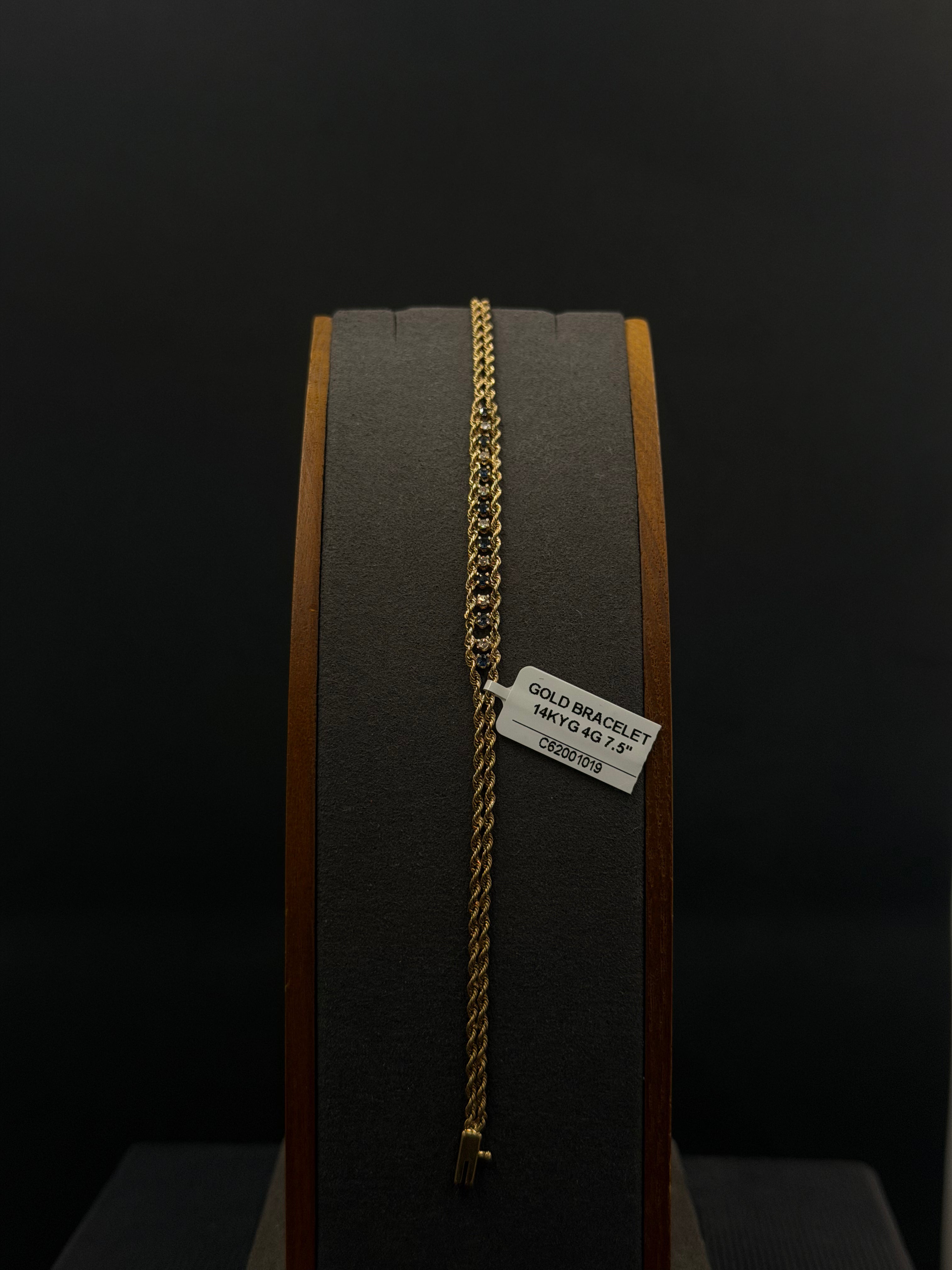 14K Gold Rope Bracelet – 4g, 7.5” | DD Pawn Loans