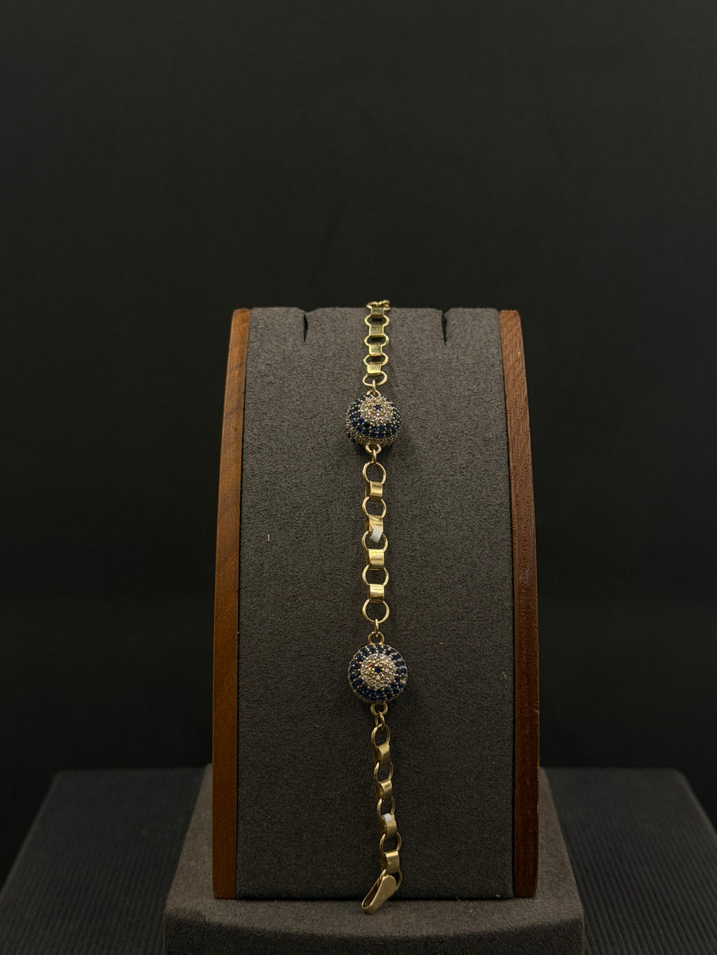 14K Gold Evil Eye Bracelet – 9g, 7” | DD Pawn Loans