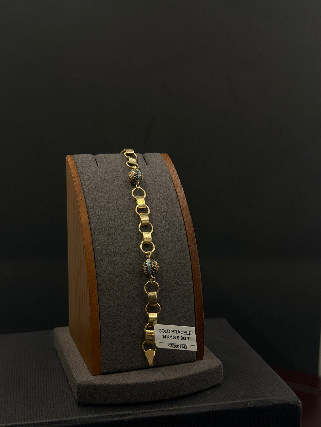 Evil Eye Bracelet – 14K Gold, 9.8g | DD Pawn Loans