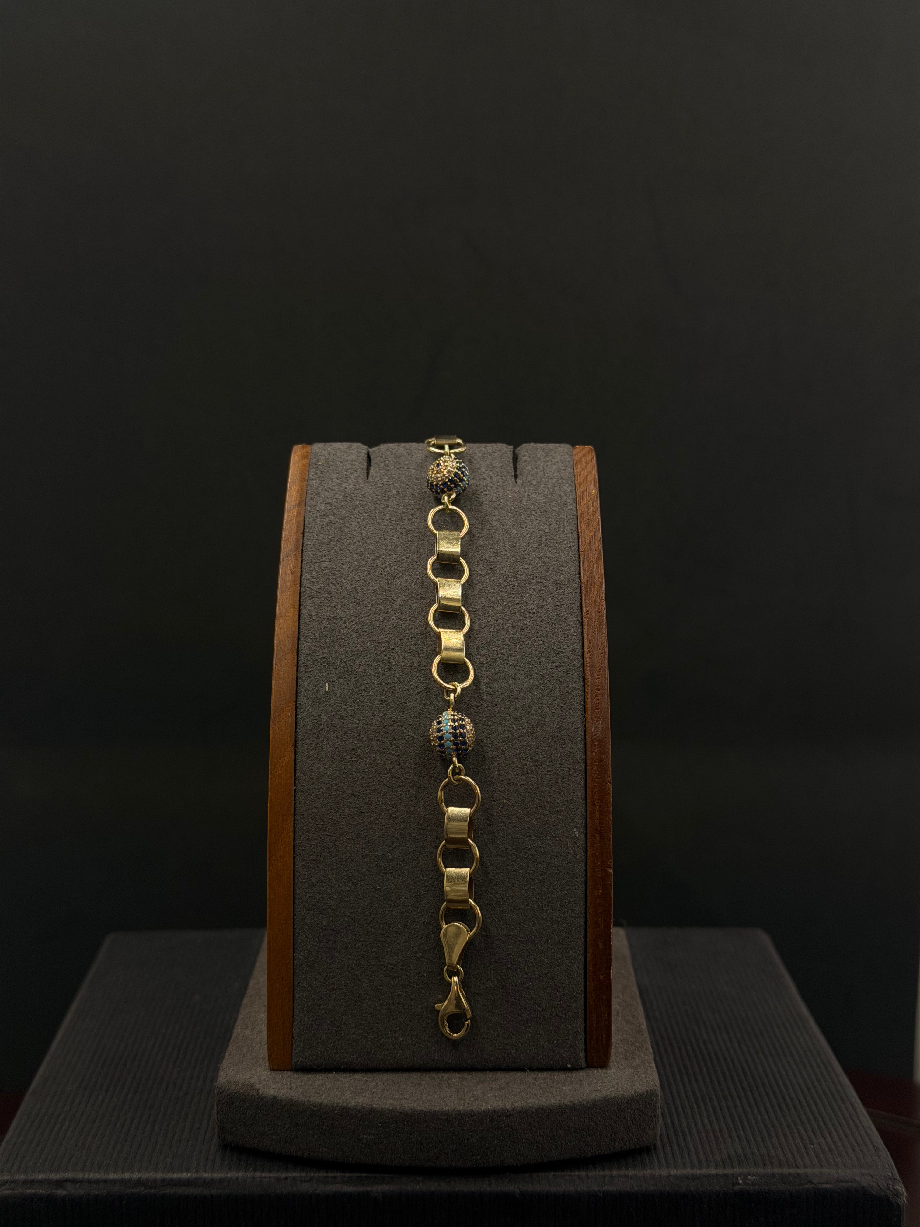 Evil Eye Bracelet – 14K Gold, 9.8g | DD Pawn Loans