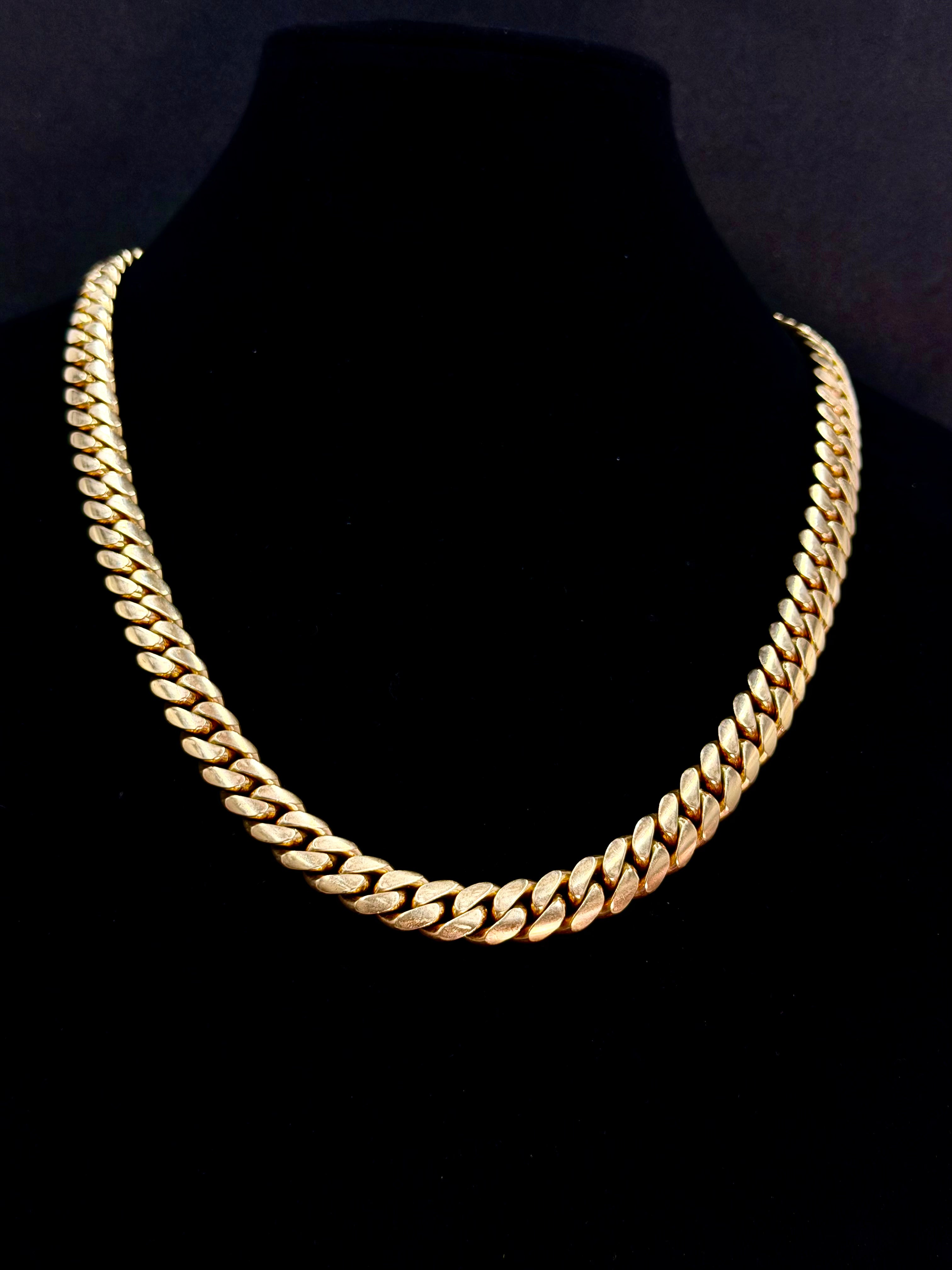 228g 10K Gold Miami Cuban Link Chain – 26" 11mm | DD Pawn Loans