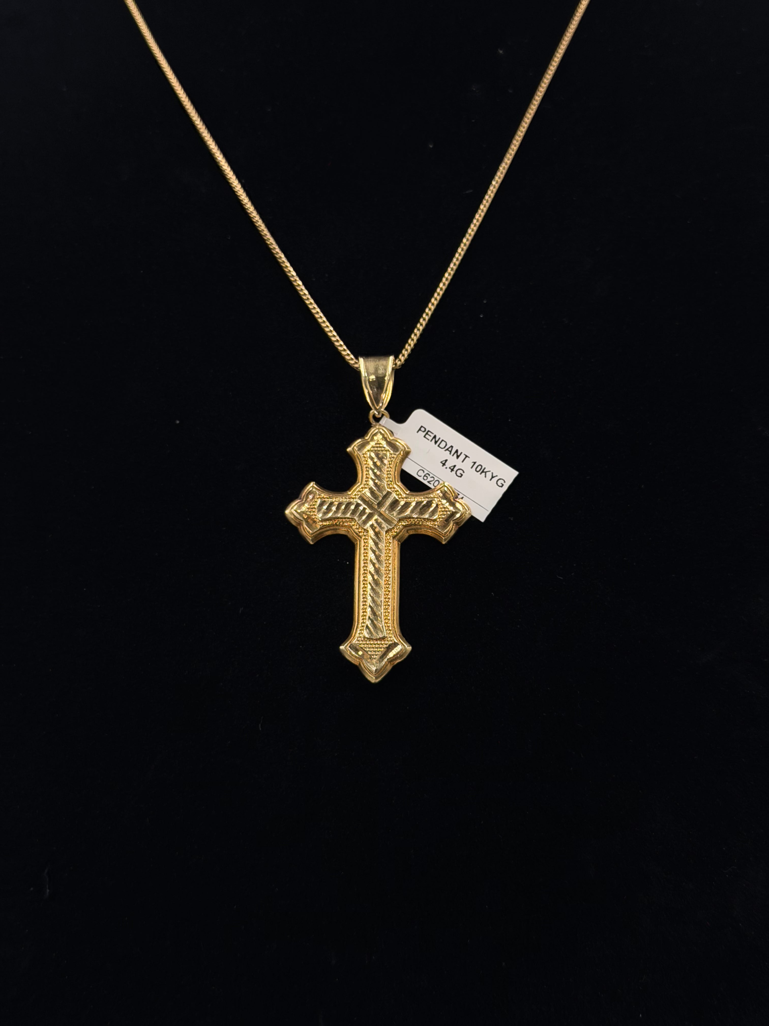10K Diamond-Cut Cross Pendant – 4.4g | DD Pawn Loans