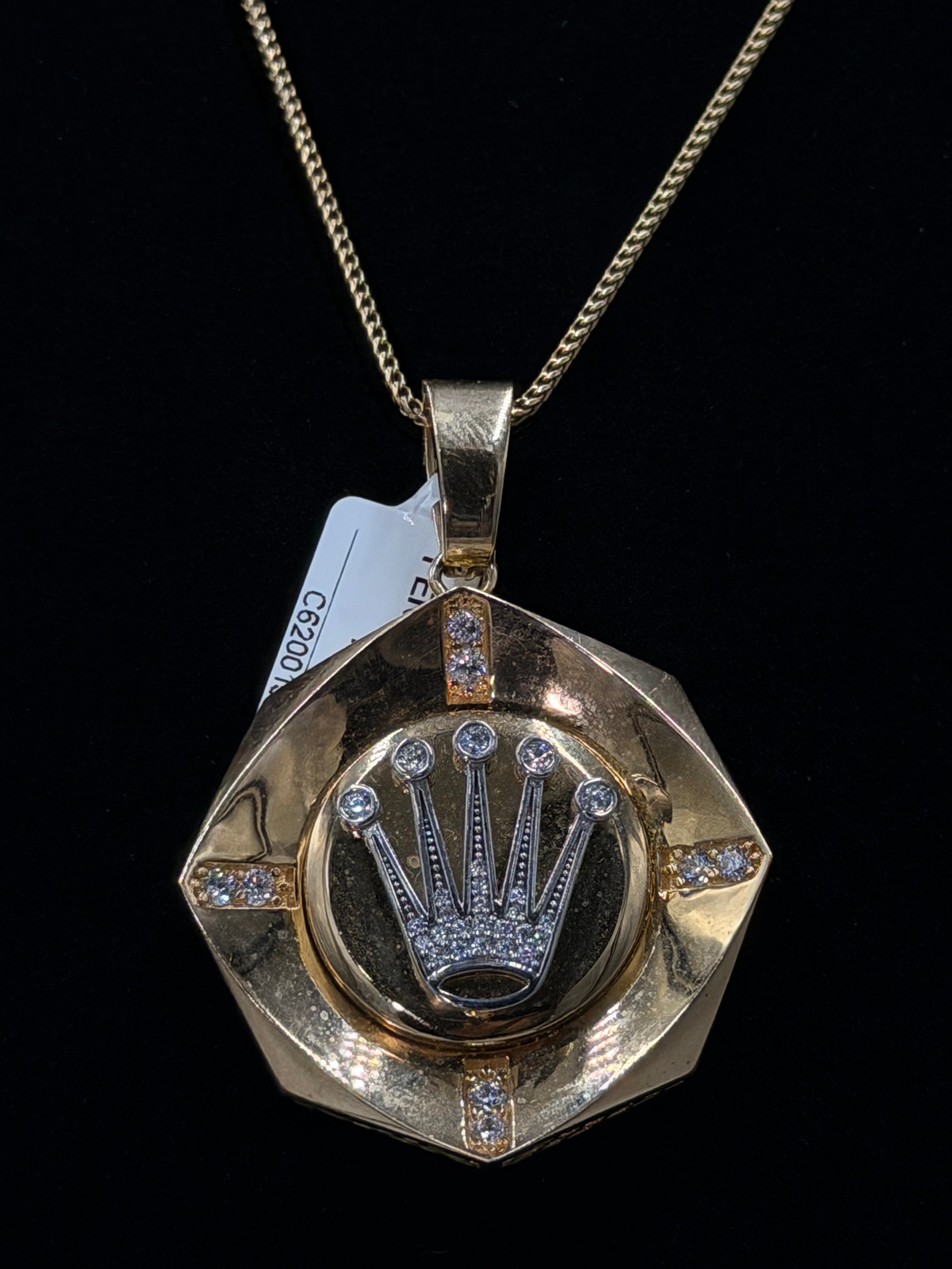 14K Gold Rolex Crown Pendant – 13.5g | DD Pawn Loans