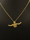 14K Gold Muscle Man Pendant – 4.5g | DD Pawn Loans