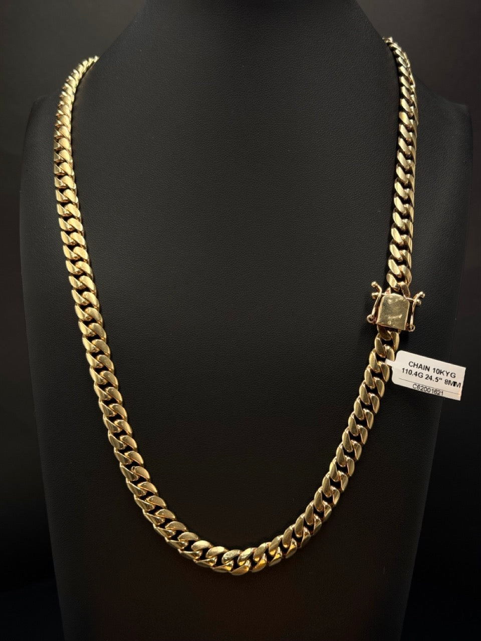 110g Miami Cuban Chain – 10K, 24.5” 8mm | DD Pawn Loans