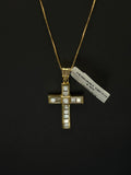 18K Gold Cross – Princess-Cut Stones, 4.8g | DD Pawn Loans