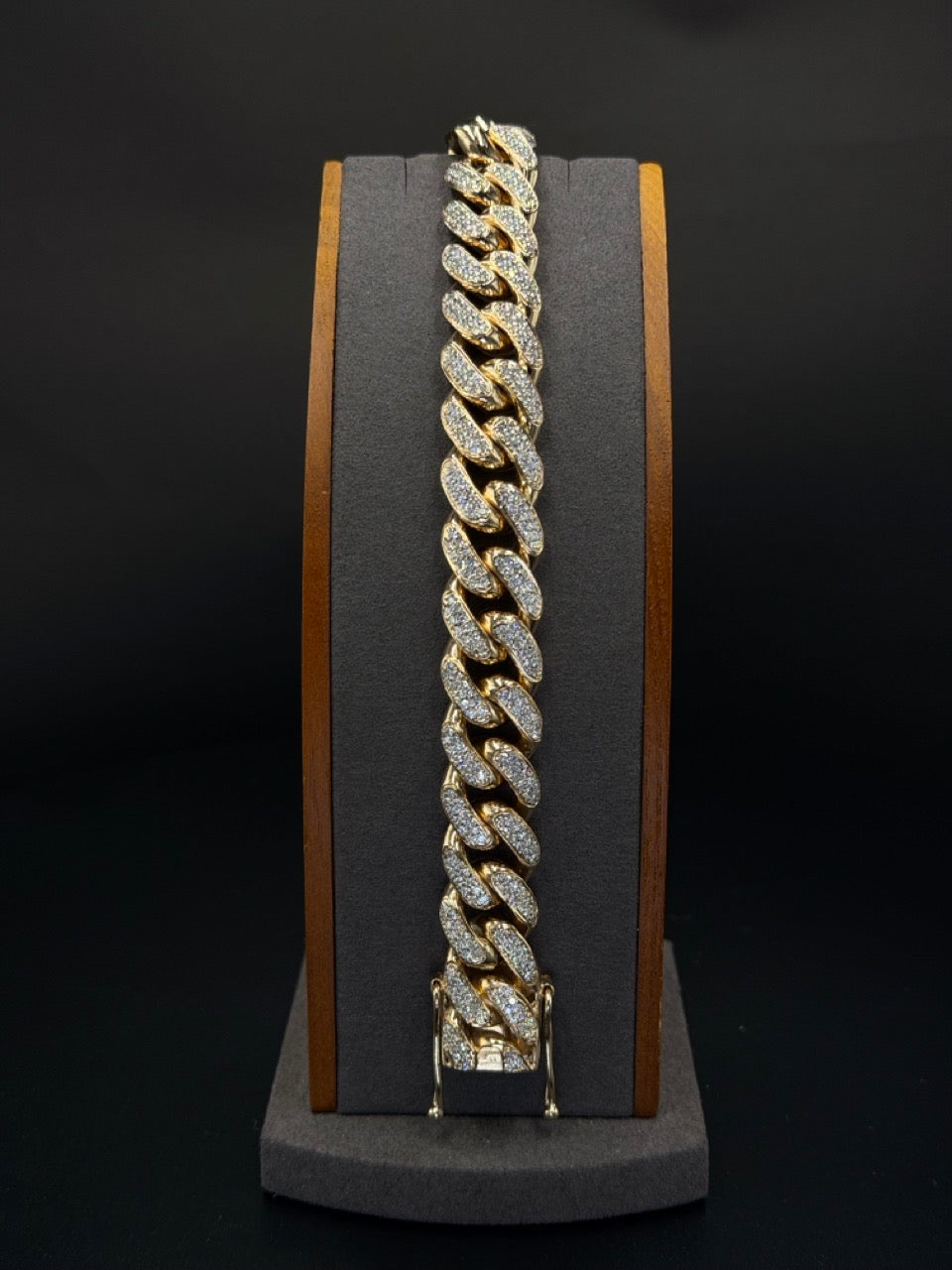 66g Diamond Miami Cuban Bracelet – 14K | DD Pawn Loans