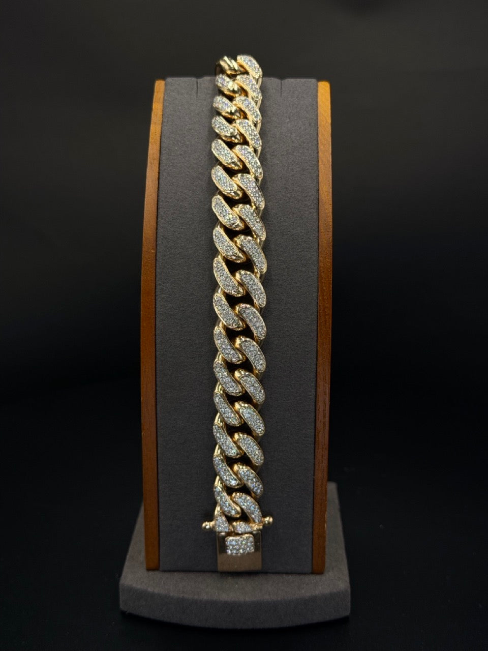 66g Diamond Miami Cuban Bracelet – 14K | DD Pawn Loans