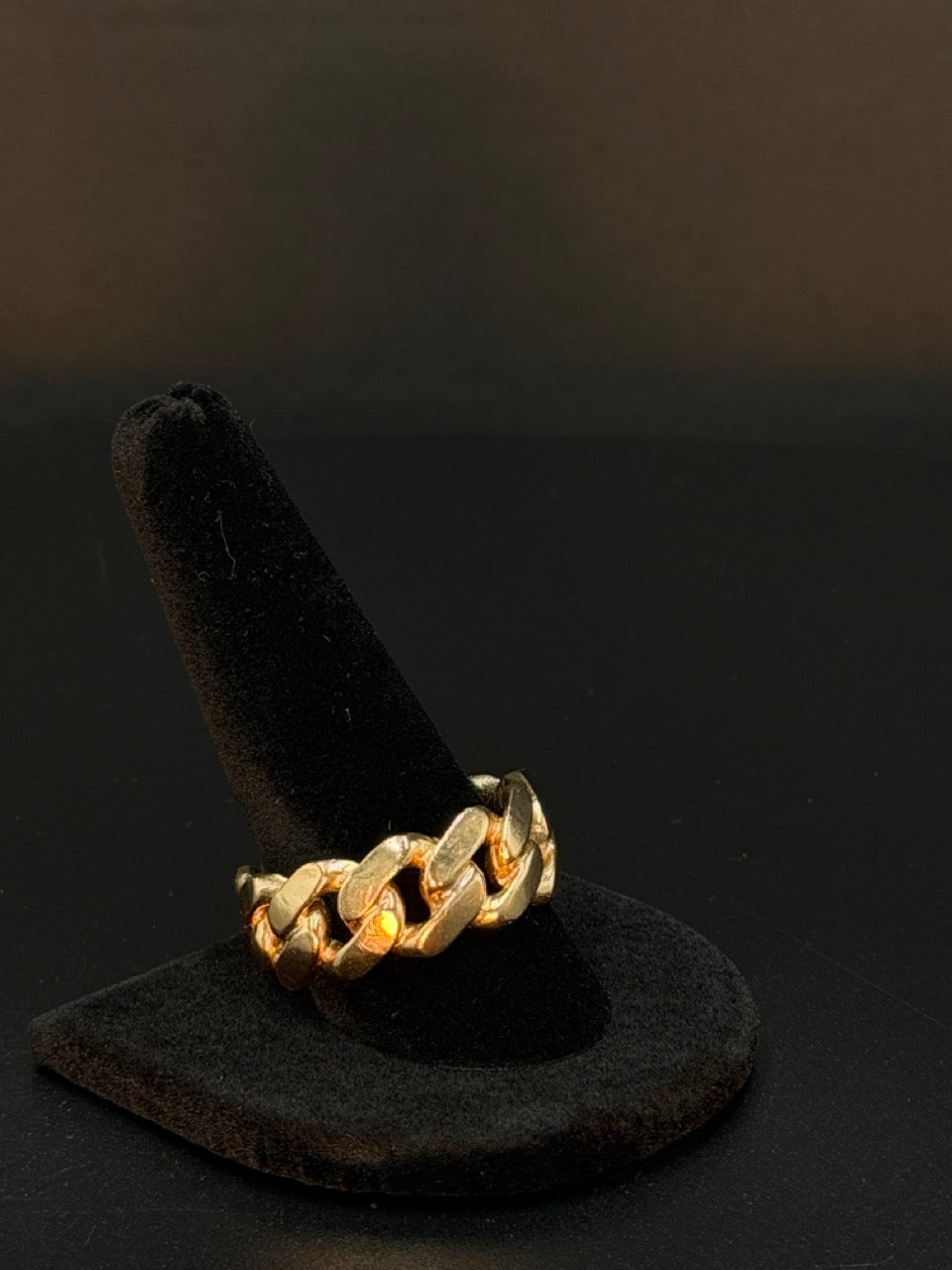 10K Cuban Link Ring – 16.2g, Size 12 | DD Pawn Loans