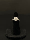 18K Diamond Flower Cluster Ring – Sz 5 | DD Pawn Loans