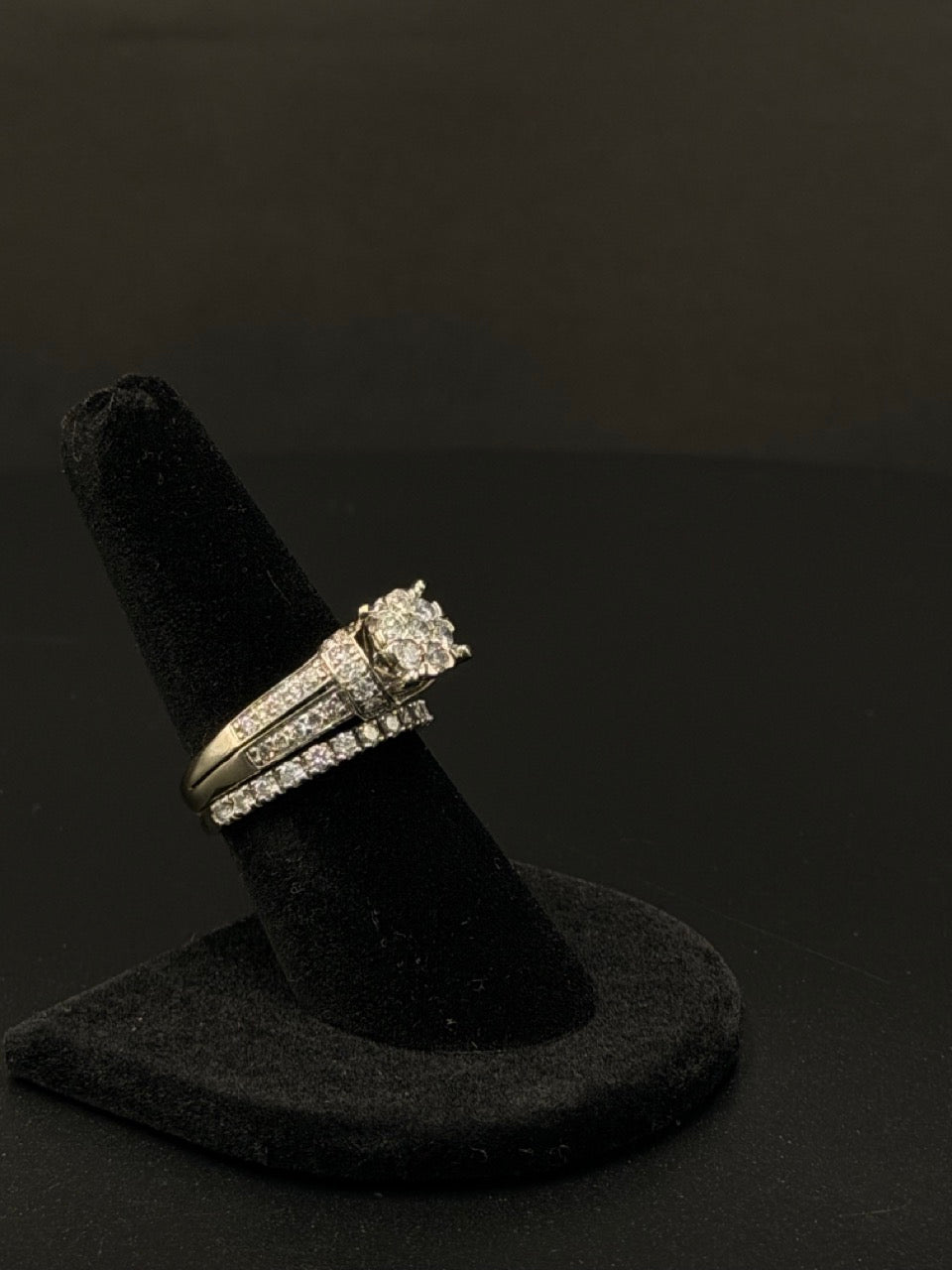 14K White Gold Diamond Bridal Set – Sz 8 | DD Pawn Loans
