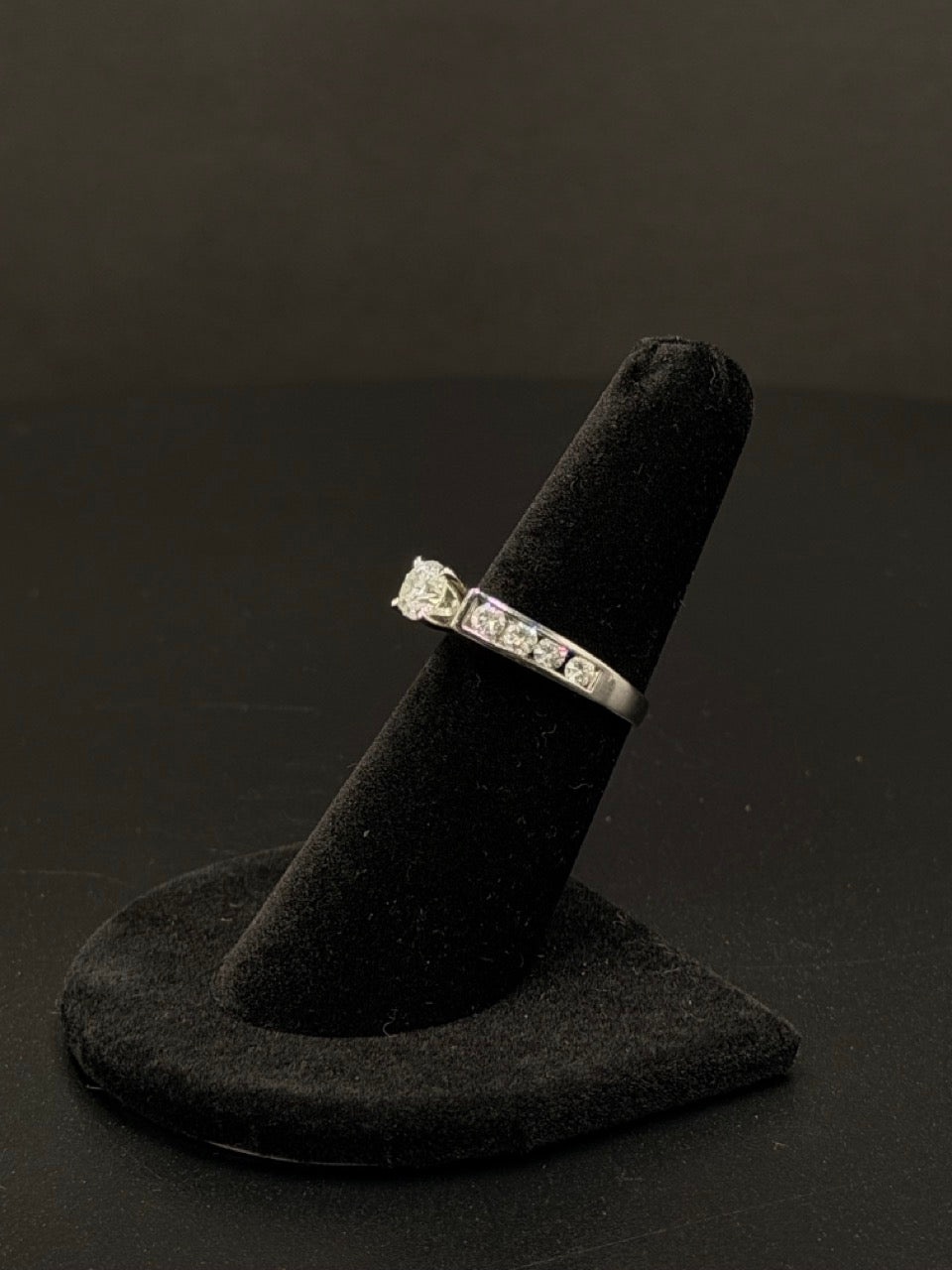 Platinum Diamond Engagement Ring – Sz 6.5 | DD Pawn Loans