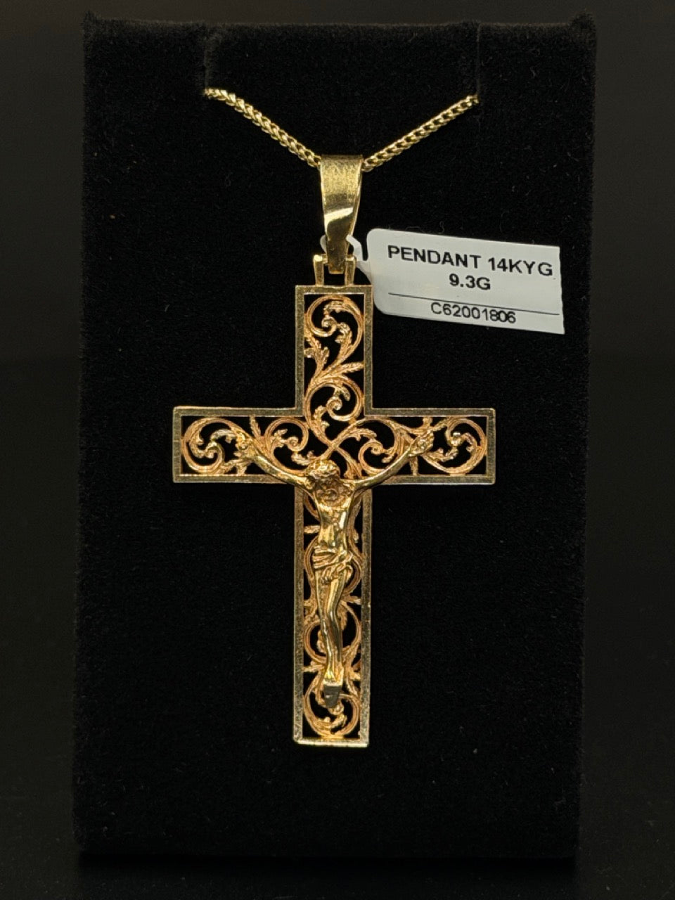 14K Gold Crucifix Pendant – 9.3g | DD Pawn Loans