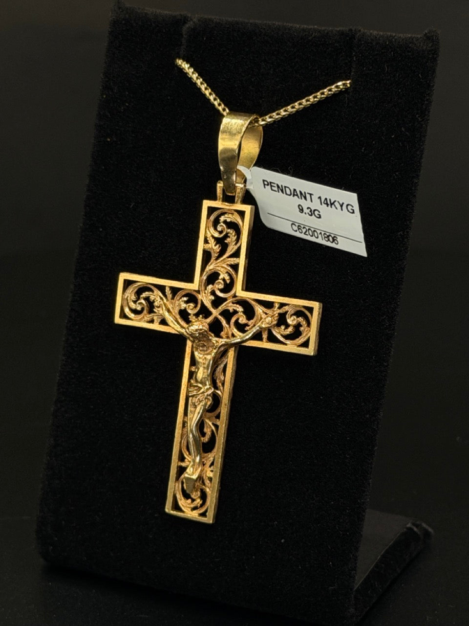 14K Gold Crucifix Pendant – 9.3g | DD Pawn Loans