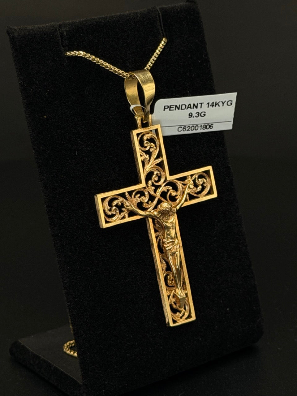 14K Gold Crucifix Pendant – 9.3g | DD Pawn Loans