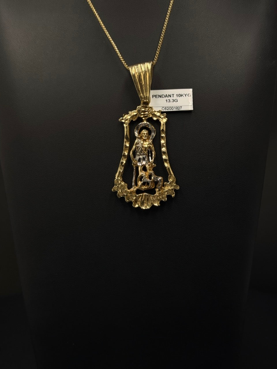 10K Saint Lazarus Pendant – 13.3g | DD Pawn Loans