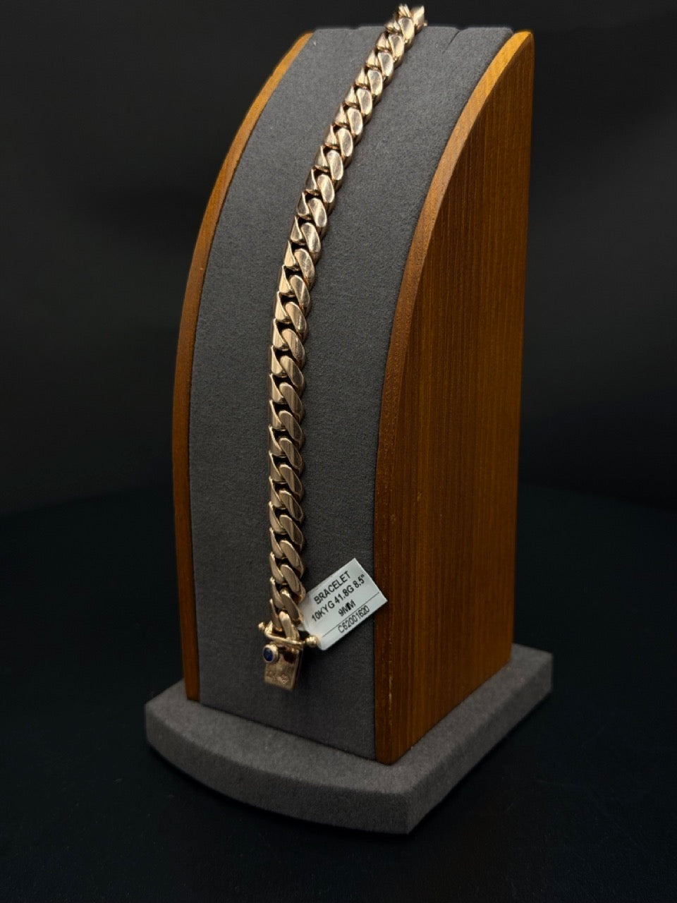 10K Rose Gold Cuban Bracelet – 41.8g | DD Pawn Loans
