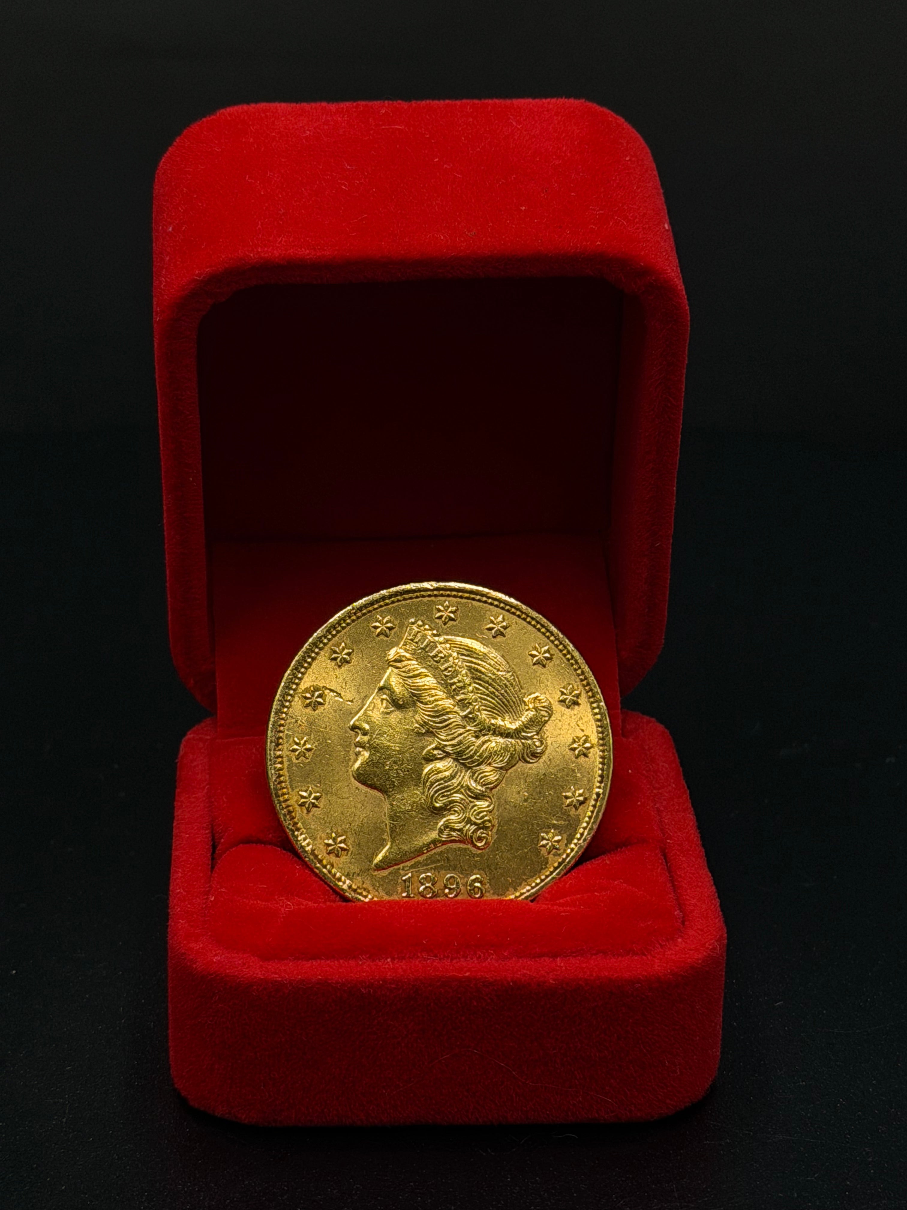 1896 $20 Liberty Head Gold Coin – Pre-1933 | DD Pawn Loans