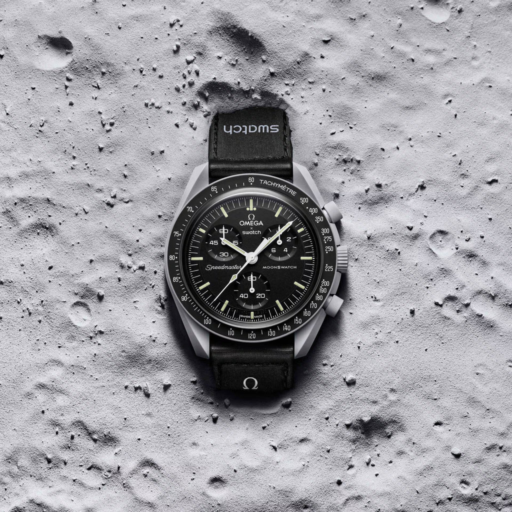 OMEGA Mission To The Moon Velcro Strap Watch Mission To Pluto Velcro Gray WatchDiameter: 42.00 mmThickness: 13.25 mm