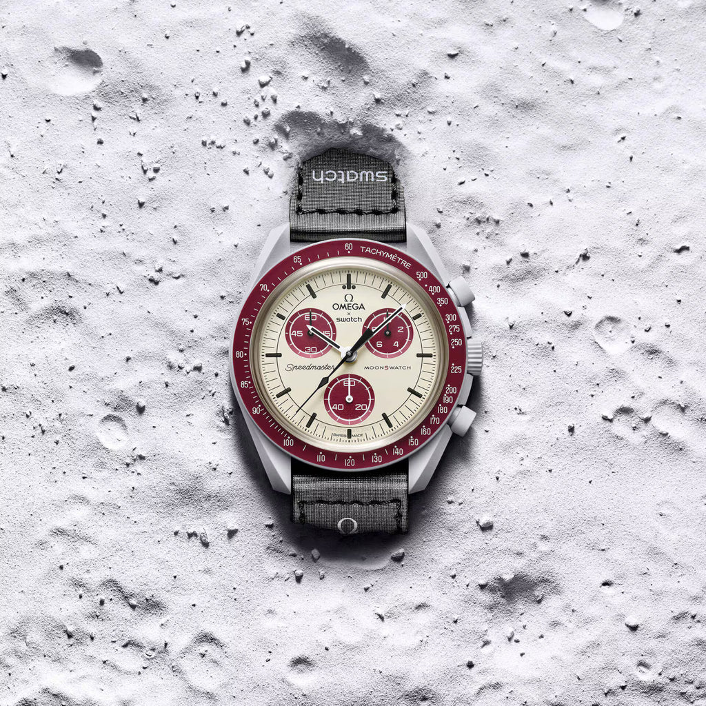 OMEGA Mission To Pluto Velcro Gray WatchDiameter: 42.00 mmThickness: 13.25 mm