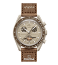 Omega x Swatch MoonSwatch Mission to Saturn SO33T100 beige Bioceramic chronograph