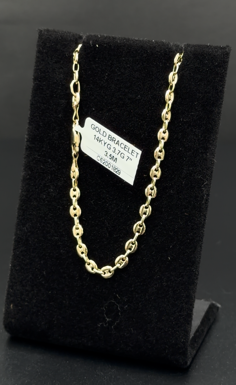 14K Gucci Link Bracelet – 3.7g, 7” | DD Pawn Loans