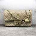 Chanel Mini Flap Bag Beige with Gold Hardware – photo 1