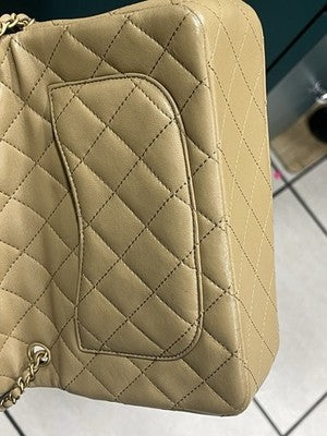 Chanel Mini Flap Bag Beige with Gold Hardware – photo 13
