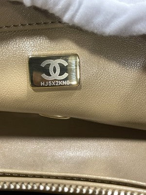 Chanel Mini Flap Bag Beige with Gold Hardware – photo 14