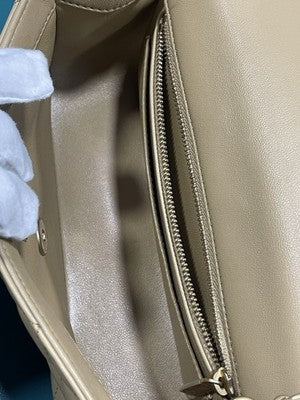 Chanel Mini Flap Bag Beige with Gold Hardware – photo 18