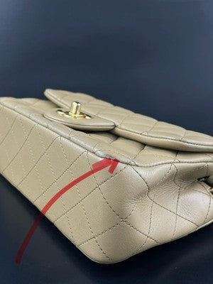Chanel Mini Flap Bag Beige with Gold Hardware – photo 19