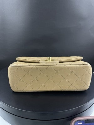 Chanel Mini Flap Bag Beige with Gold Hardware – photo 7