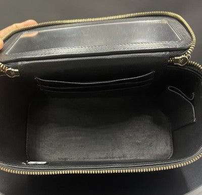 Chanel Quilted Lambskin Vanity Case with Handle Gold Hardware – photo 15