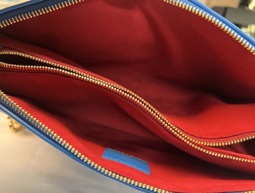 Louis Vuitton Coussin PM Blue Red Lambskin Gold Chain – Limited Edition – photo 12