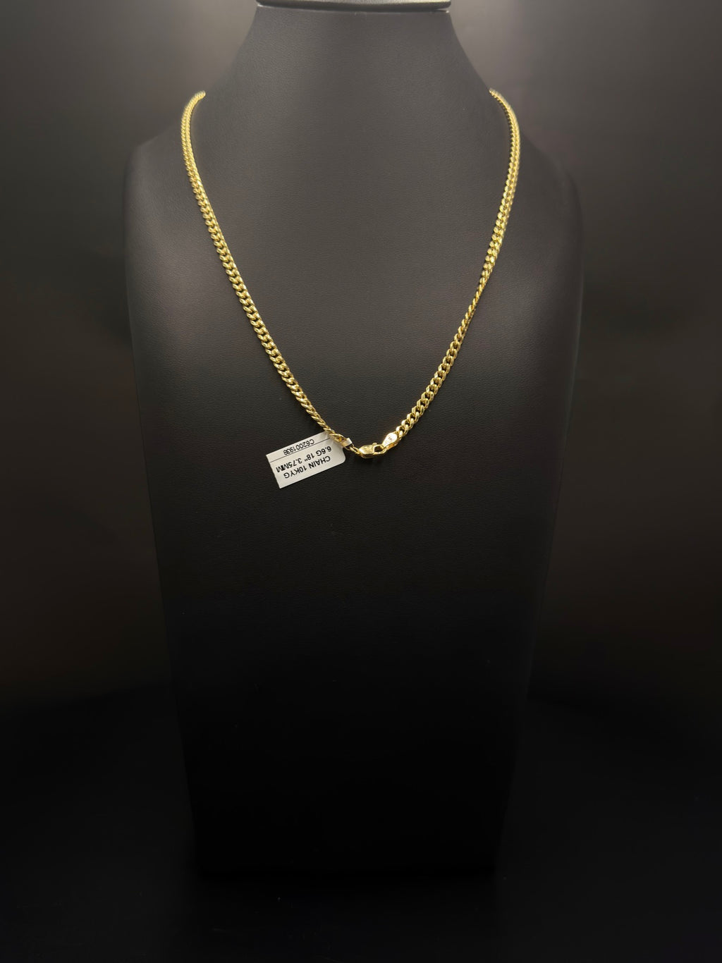 10K Gold Cuban Link Chain – 6.6g, 18" 3.75mm | DD Pawn Loans