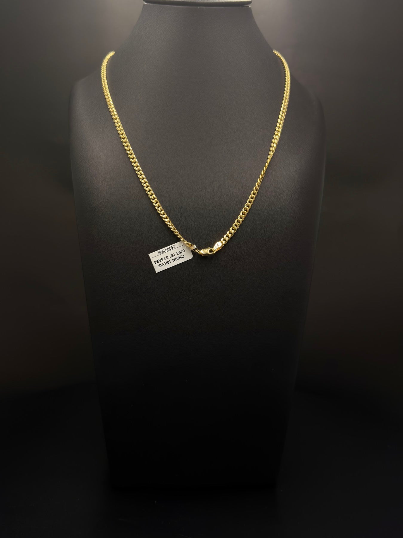 10K Gold Cuban Link Chain – 6.6g, 18" 3.75mm | DD Pawn Loans