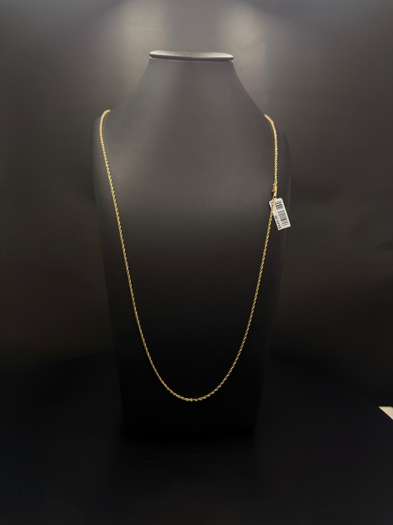 14K Gold Diamond-Cut Rope Chain – 6.3g, 30" | DD Pawn Loans