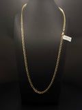 10K Gold Two-Tone Cuban Chain – 8.9g, 26" | DD Pawn Loans