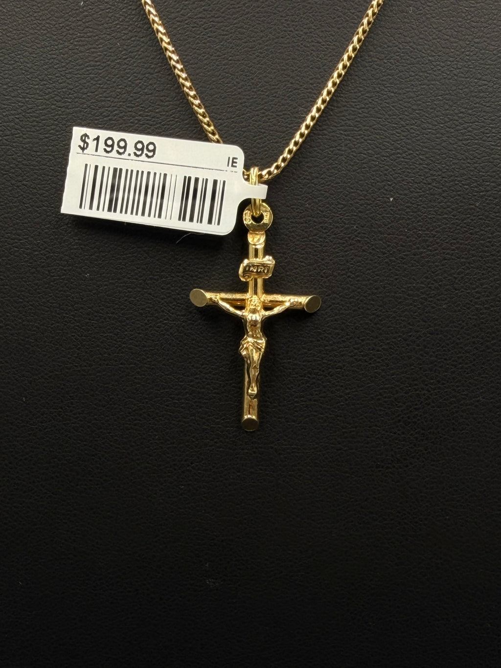 14K Gold Crucifix Pendant – 1.1g, Italy | DD Pawn Loans