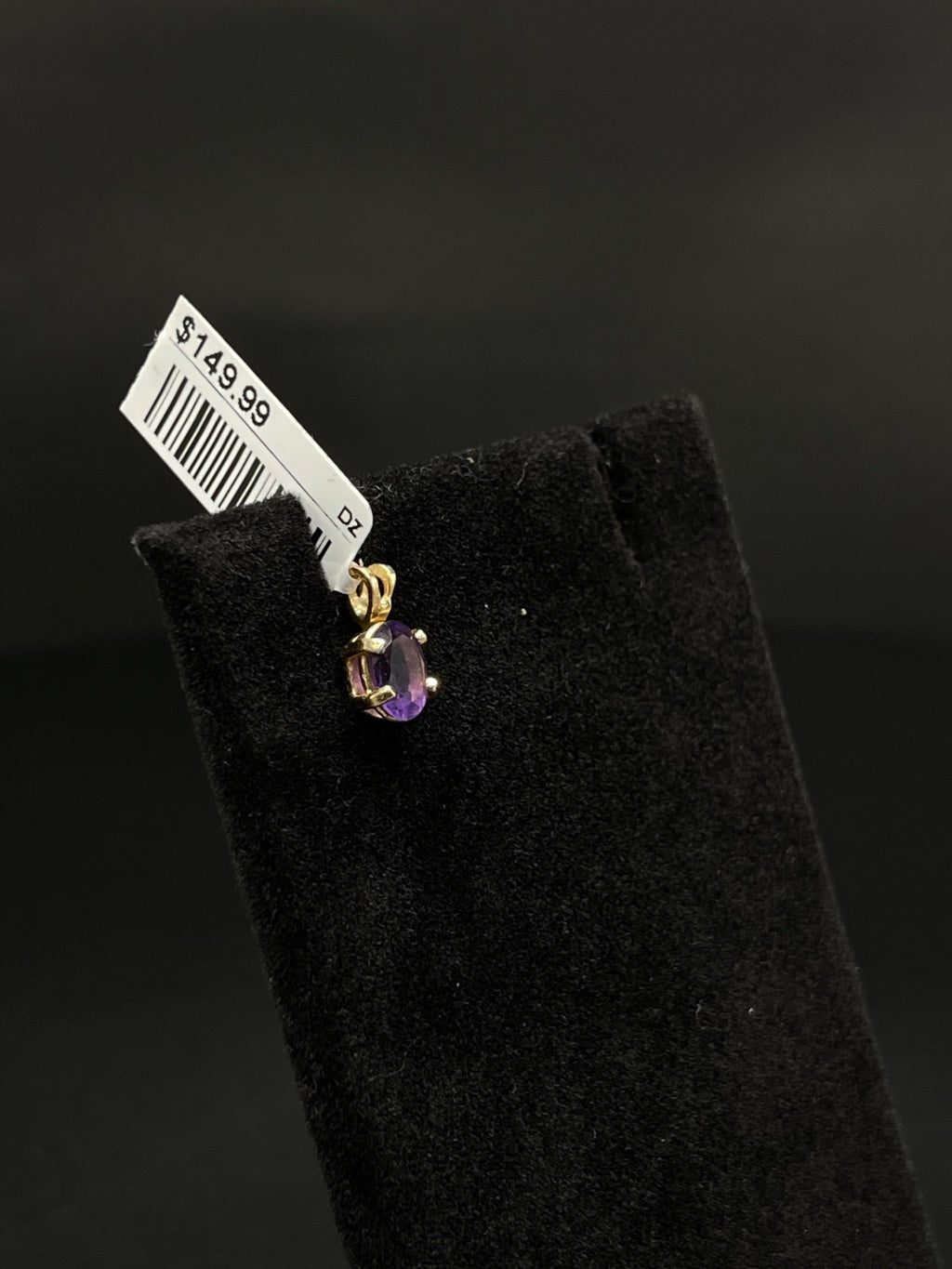 14K Gold Oval Amethyst Pendant – 0.6g | DD Pawn Loans