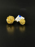 18K Gold Knot Cufflinks 9.1g