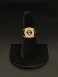 10K Gold Chanel CC Ring – 2.2g, Size 7.5 | DD Pawn Loans